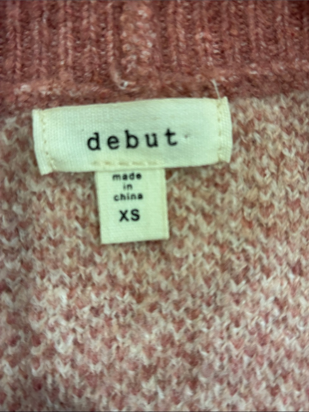 & Other Stories Pink Western Motif Button-Front Cardigan - Picture 4 of 5